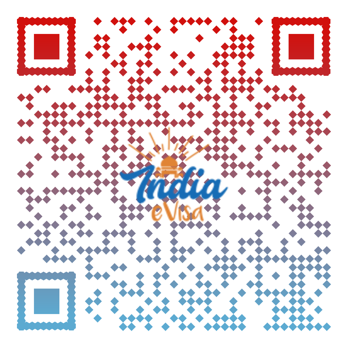 IndiaVisa.com.sg Contact QR Code
